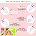 Miniatyrbild 2 av 10: PCS Nagelkonstverktyg Akryl Nagelborste Nagelverktyg för Nagelkonst