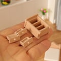 Pikkukuva 6 / 10: Nukkekoti Mini-Sova ja Teepöytä 5 5 5 5