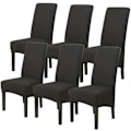 Miniatyrbild 1 av 2: Simplicity Home Bedroom Plus Hög Stretch Mjölksilke Vattentätt Stolsöverdrag - 6-pack
