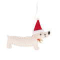 Miniatyrbillede 5 af 5: Nyt juletilbehør Julepynt Juletræspynt Juletræspølsehund Lille brun vedhæng