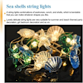 Miniatyrbild 9 av 10: Stränglampor LED-lampor GUL SKALSTYLE GUL SKALSTYLE Yellow Shell Style Yellow Shell Style
