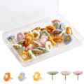 Decorative Drawing Pin, Office Supplies, Cute Thumbtack, Flower Shaped Pushpin