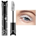 Miniatyrbild 1 av 4: CDQ Färgglad Mascara, Vattentät Långvarig Tjock Mascara (Vit)