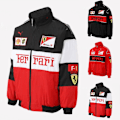 Miniatyrbild 3 av 4: Ferrari Racing Jacka Vintage Stil F1 Ferrari Jacka Unisex Het Svart Svart Svart Black M