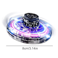 Pikkukuva 3 / 5: Käyttövoimalla toimivat minidronit, Fidget Flying Spinner -pyörivä lelu valoilla, Ufo Drone -lentolelut, Kivat vempaimet Black