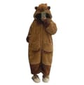 Voksen Capybara Rollespils Onesie Pyjamas Tegneserie Pyjamas L