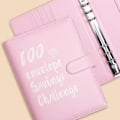 Miniatyrbillede 9 af 10: 100 Kuvert Udfordringsmappe Kuvert Opsparingsudfordring rose red