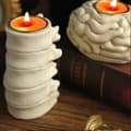 Miniatyrbillede 5 af 5: Halloween lysestagepynt, Spøgelsesfestivalpynt C