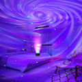Miniatyrbillede 2 af 4: 1 Vortex-projektor med USB-stik og fjernbetjening (USB-model)