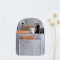 Pikkukuva 3 / 10: Reppuun sisäpussi pieni laukku Sisämatkalaukku TUMMANHARMAA L tummanharmaa dark grey L