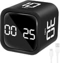Pomodoro-timer, digital kubtimer, kökstimer, tidshantering lämplig för kontor, studier, barn, matlagning och träning.