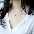 Miniatyrbillede 5 af 5: Project Honey Bees - Med Bi-Halskæde, S925 Sterling Sølv Gul Bi Øreringe og Halskæde Sæt