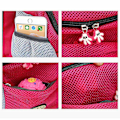 Pikkukuva 5 / 5: Resa Pet Dog Carrier Valp Rese Mesh Ryggsäck Främre Bärbar axelväska Rose Rose S