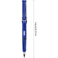 Miniatyrbillede 2 af 5: Pennor, Bærbar Evighedspen, Genanvendelig Viskelæder, Metal Blækfri Skrivekugle, Udskiftelig Grafitspids Pen, til Studerende Blue