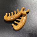Miniatyrbillede 2 af 4: Ægte grøn sandeltrækam Gua Sha skrabning hovedbundsmassage hoved hoved