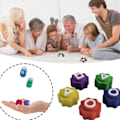 Miniatyrbild 2 av 8: Koreanskt Traditionellt Gonggi Spel – Stenfångst Spelset - Gonggi Sten Kastspelet Inspirerat av Squid Game 2 (5 st + Bas) triangle