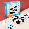 Miniatyrbild 8 av 8: Hidden Blocks Puzzle Pussel Leksaker Träpussel C