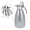 2-liters rostfri vatten-/kaffetermos, lämplig för utomhusbruk, vakuumisolerad.