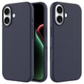 Kompatibel med iPhone 17 Flytande Silikon Skal - Midnattsblå & Stötsäker Midnattsblå Midnight Blue Blue