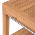 Miniatyrbild 4 av 10: vidaXL Badrumsunderskåp massiv teak med handfat marmor svart Svart