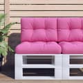 vidaXL Palldynor 2 st rosa tyg Rosa