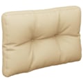 Miniatyrbild 2 av 10: vidaXL Palldyna beige 50x40x12 cm tyg Beige