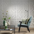 Miniatyrbild 10 av 10: WallArt 3D Väggpaneler 24 st GA-WA16 tetris Vit