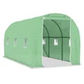 vidaXL Växthus 9 m² 4,5x2x2 m Grön