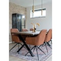 Miniatyrbild 3 av 4: House Nordic Snurrbar matstol Ava brun Brun