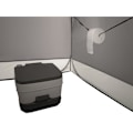 Miniatyrbild 9 av 10: Easy Camp Pop-up toalettält Little Loo granitgrå granite grey