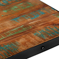 Miniatyrbild 5 av 10: vidaXL Soffbord med hjul 100x60x26 massivt återvunnet trä Brun