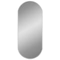 vidaXL Väggspegel silver 70x30 cm oval Silver