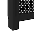 Miniatyrbild 7 av 8: vidaXL Elementskydd svart 172x19x81,5 cm MDF Svart