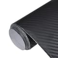 vidaXL Bilfoliering 3D svart 100x150 cm Svart