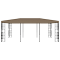 Miniatyrbild 2 av 7: vidaXL Paviljong 6x3 m taupe Taupe
