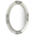 vidaXL Väggspegel barockstil 50x70 cm silver Silver