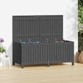 Miniatyrbild 1 av 10: vidaXL Dynbox grå 147x68x64 cm massiv furu Grå
