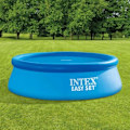 Miniatyrbild 1 av 4: INTEX Poolöverdrag solenergi blå 206 cm polyeten Blå