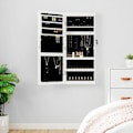 Miniatyrbild 1 av 10: vidaXL Spegelskåp med LED-lampor väggmonterat vit Vit