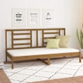 Miniatyrbild 6 av 6: vidaXL Dagbädd honungsbrun 90x200 cm massiv furu Brun