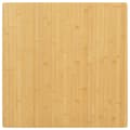 vidaXL Bordsskiva 70x70x2,5 cm bambu Brun