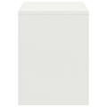 Miniatyrbild 3 av 6: vidaXL Sängbord vit 35x30x40 cm massiv furu Vit