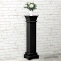 Miniatyrbild 4 av 7: vidaXL Klassisk blompelare svart 17x17x66 cm MDF Svart