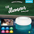 Miniatyrbild 3 av 6: INTEX LED sittpuff 86x33 cm Vit
