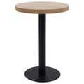 vidaXL Bistrobord ljusbrun 60 cm MDF Brun
