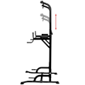 Miniatyrbild 3 av 7: vidaXL Power Tower 182-235 cm Svart
