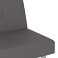 Miniatyrbild 10 av 10: vidaXL Bäddsoffa med mugghållare grå konstläder Grå