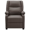 Miniatyrbild 3 av 9: vidaXL Reclinerfåtölj brun konstläder Brun