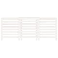 Miniatyrbild 5 av 10: vidaXL Elementskydd vit 210x21x85 cm massiv furu White