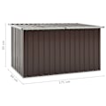 Miniatyrbild 8 av 8: vidaXL Dynbox brun 171x99x93 cm Brun